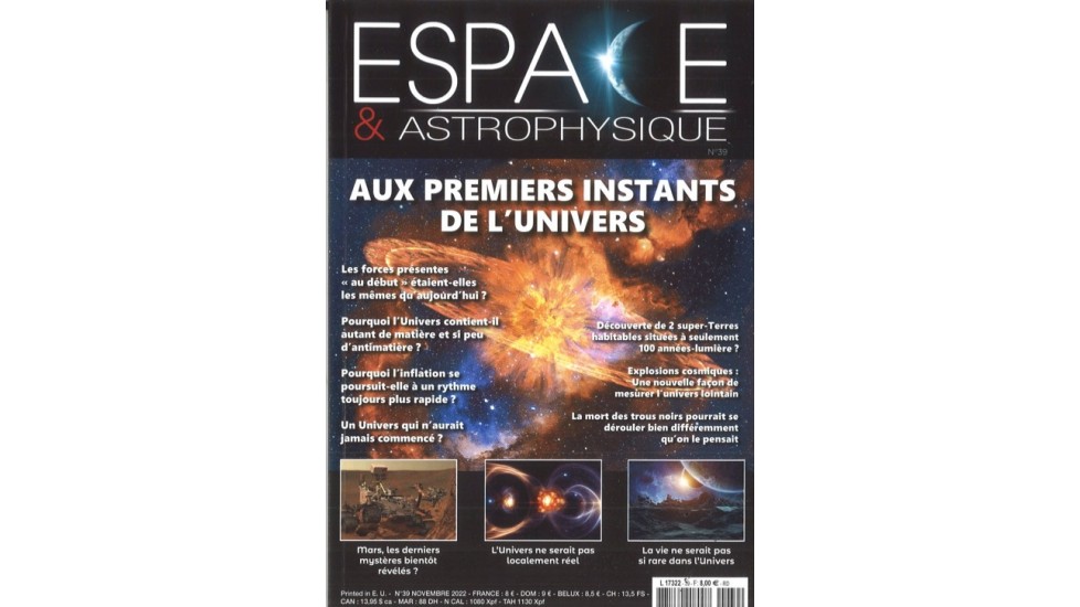 ESPACE ET ASTROPHYSIQUE (to be translated)